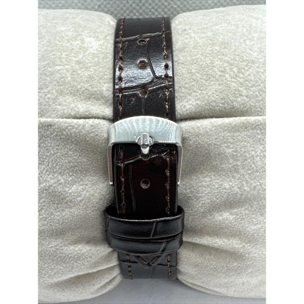 Fossil FTW1208 Women's Brown Leather White Analog Dial Hybrid Smartwatch AEA421
